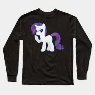 Generous White Horse Long Sleeve T-Shirt